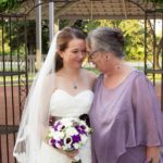 Mother and Daughter on Wedding Day